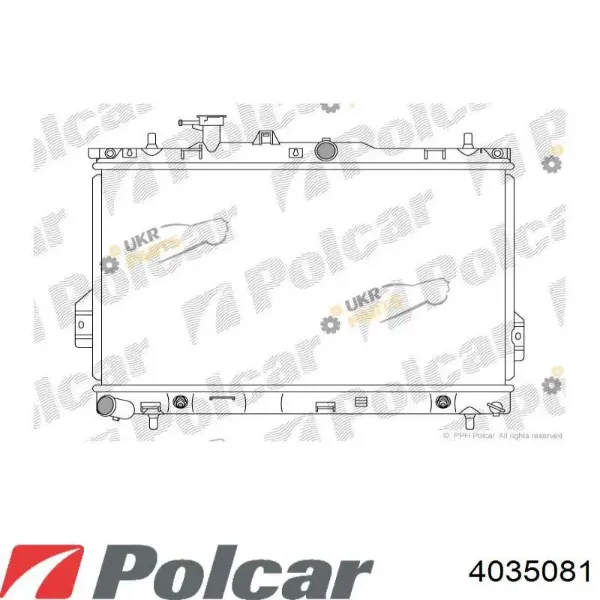 Радиатор 4035081 Polcar