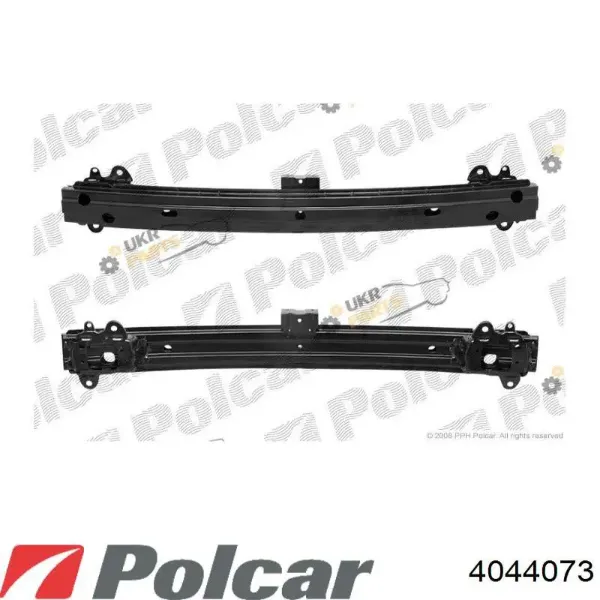 Усилитель переднего бампера 4044073 Polcar