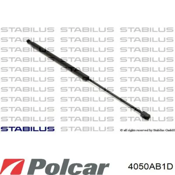 Амортизатор багажника 4050AB1D Polcar