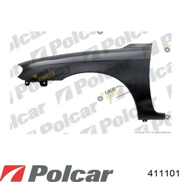 Крыло переднее левое 411101 Polcar