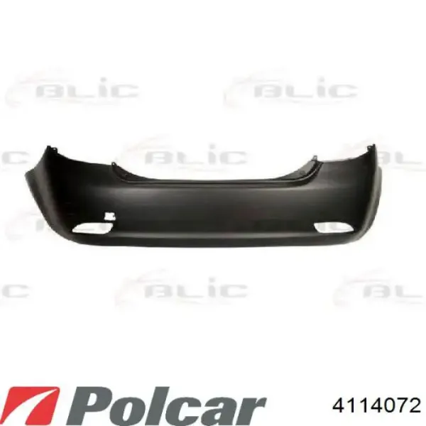 Передний бампер 4114072 Polcar