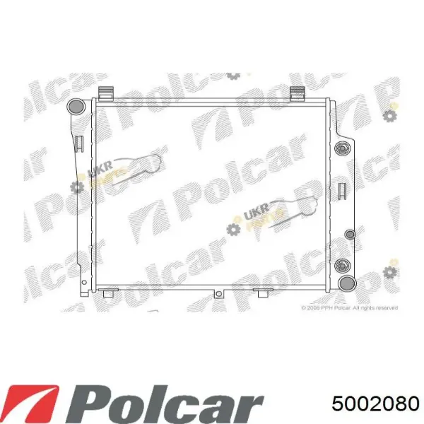 Радиатор 5002080 Polcar