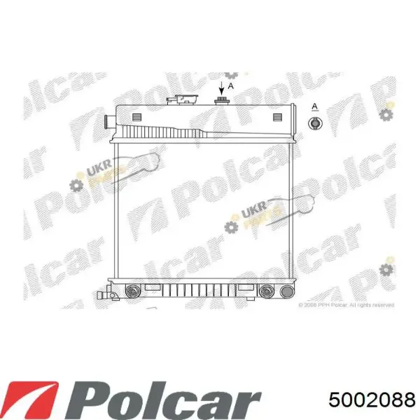 Радиатор охлаждения Polcar 5002088