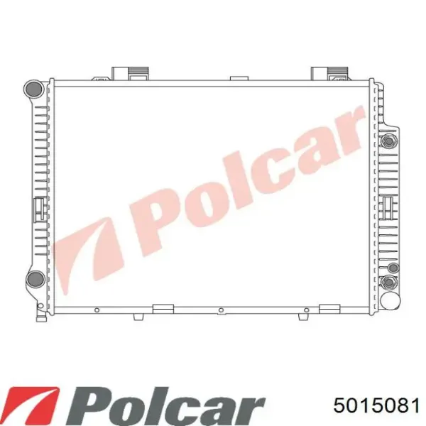Радиатор охлаждения двигателя Polcar 5015081 цена, от
