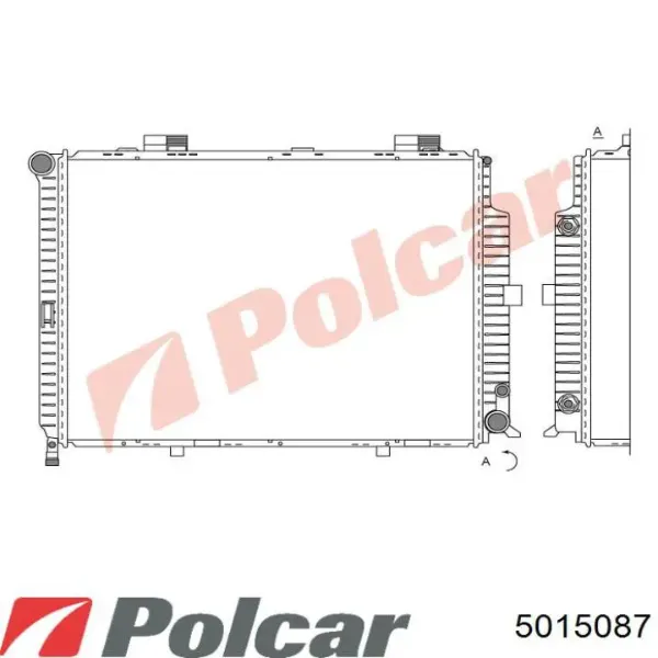 5015087 Polcar Радиатор основной