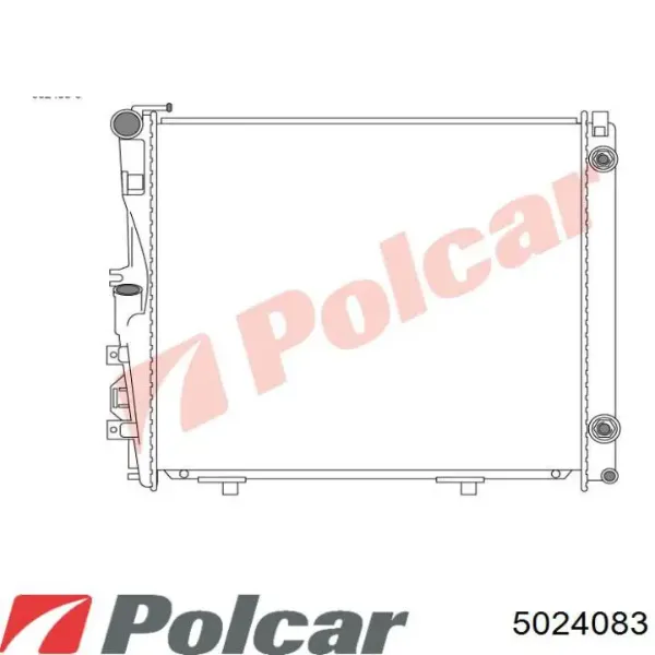 Радиатор 5024083 Polcar