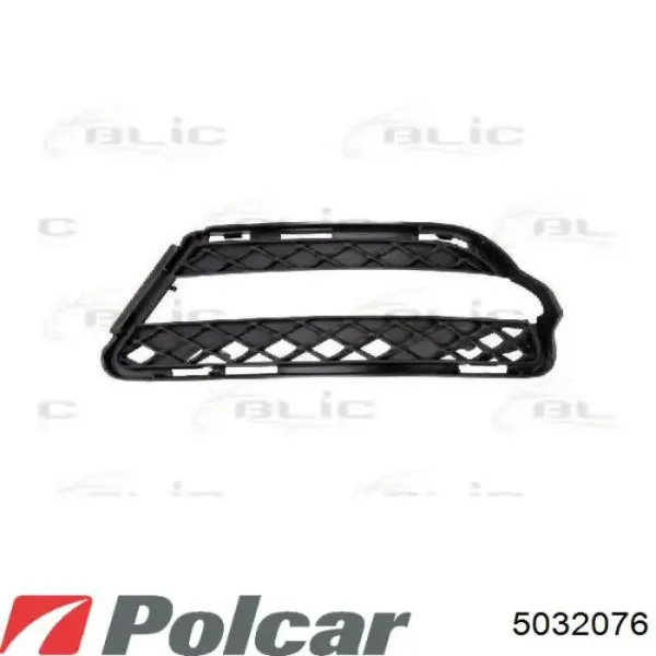 Молдинг бампера переднего правый 5032076 Polcar