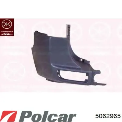 Бампер задний, центральная часть POLCAR 5062965