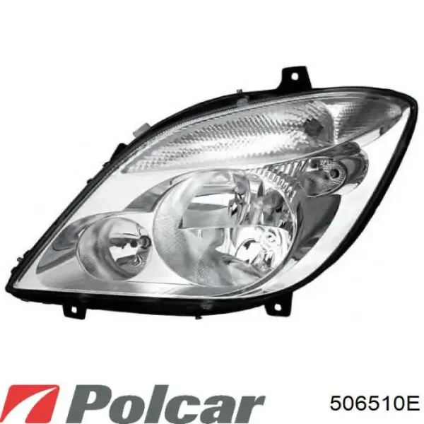 Правая фара 506510E Polcar