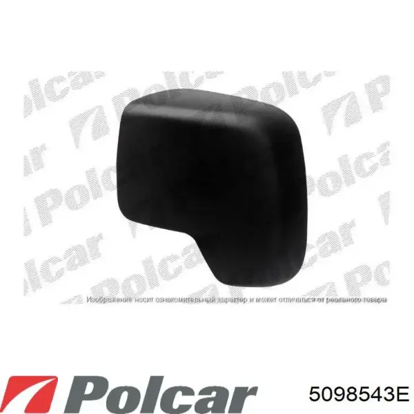 Стекло левого зеркала заднего вида 5098543E Polcar