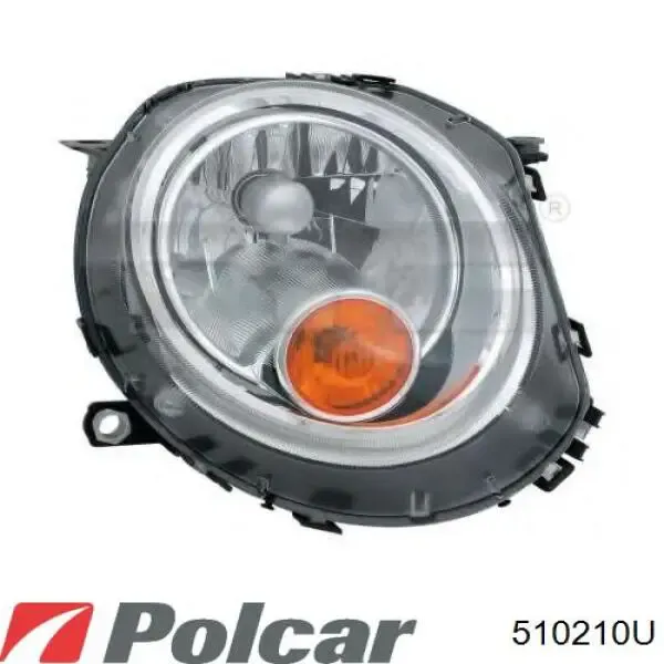 Правая фара 510210U Polcar