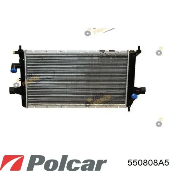 Радиатор 550808A5 Polcar