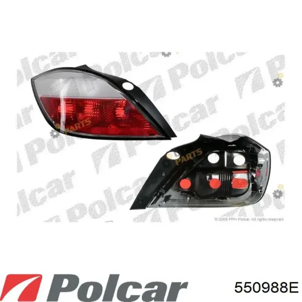 Задний фонарь 550988E Polcar