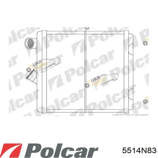 Радиатор печки 5514N83 Polcar