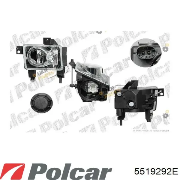 Фара противотуманная левая FP5209H5E Depo/Loro/Abakus
