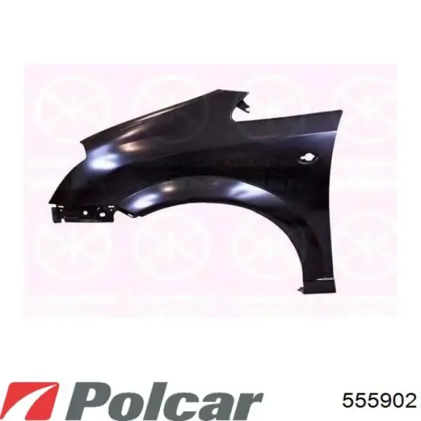 Крыло переднее правое 555902 Polcar