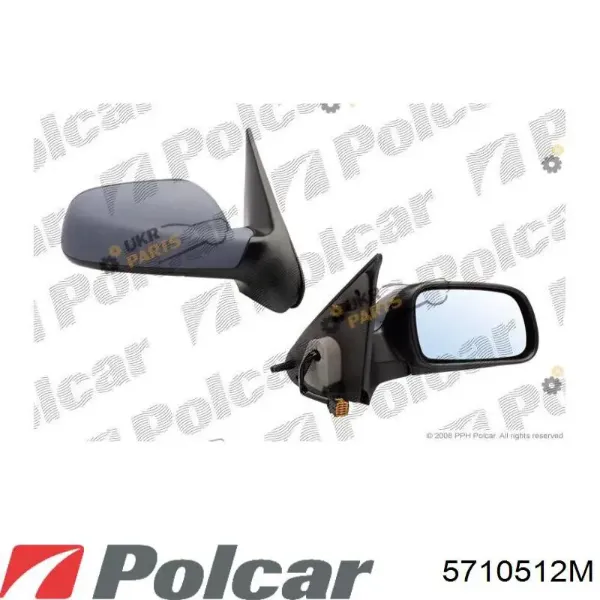 Левое боковое зеркало 5710512M Polcar