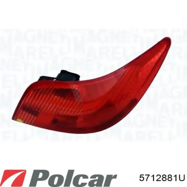 Фонарь задний левый 5712881U Polcar
