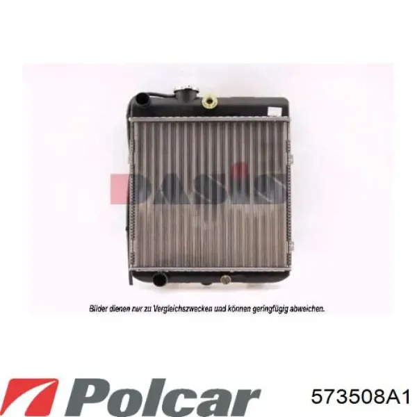 Радиатор 573508A1 Polcar