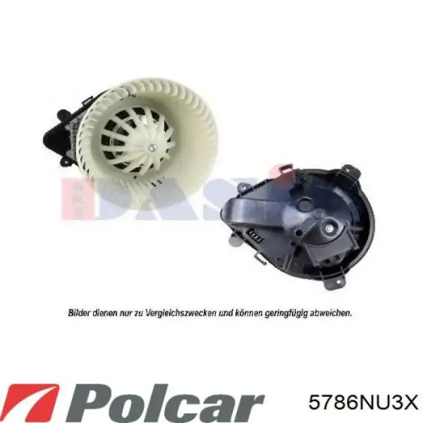 Вентилятор печки 5786NU3X Polcar
