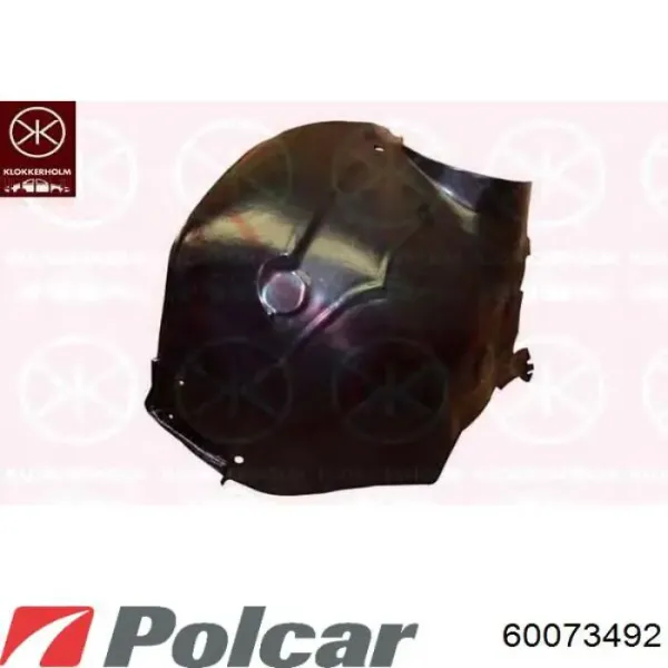Защита бампера переднего правая 60073492 Polcar