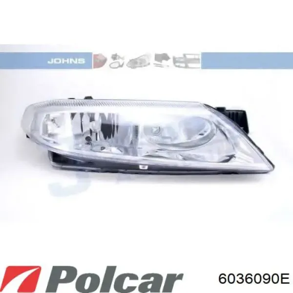 Левая фара 6036090E Polcar
