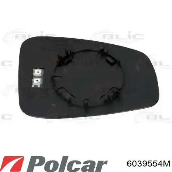 Стекло левого зеркала заднего вида 6039554M Polcar