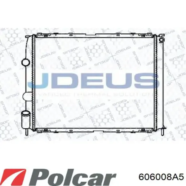 Радиатор 606008A5 Polcar