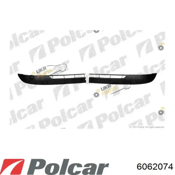Накладка бампера переднего 6062074 Polcar