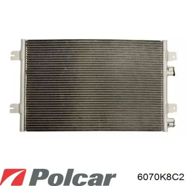 Радиатор кондиционера 6070K8C2 Polcar