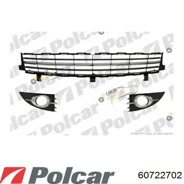 Решетка бампера 60722702 Polcar