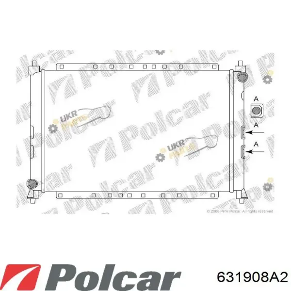 Радиатор 631908A2 Polcar