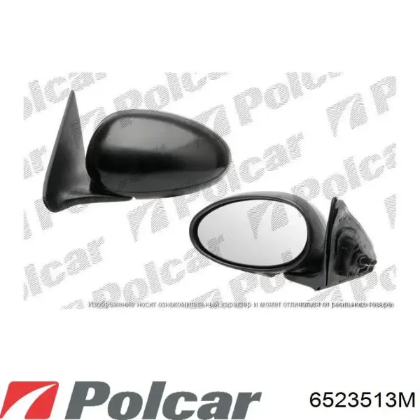 Левое боковое зеркало 6523513M Polcar