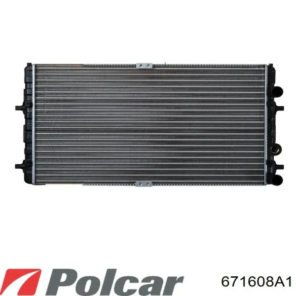 Радиатор 671608A1 Polcar