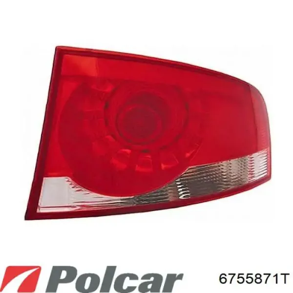 Фонарь задний левый внешний 6755871T Polcar