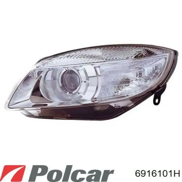 Правая фара 6916101H Polcar
