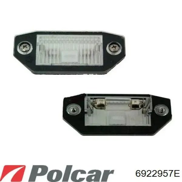Фонарь подсветки номерного знака 6922957E Polcar