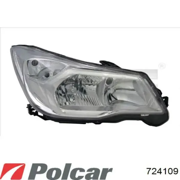Левая фара 724109 Polcar