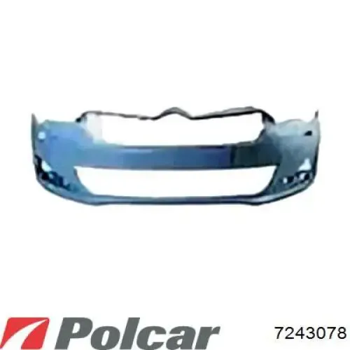 Кронштейн бампера переднего правый 7243078 Polcar