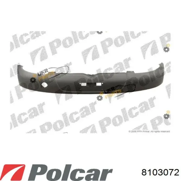 Бампер передний, верхняя часть 8103072 Polcar