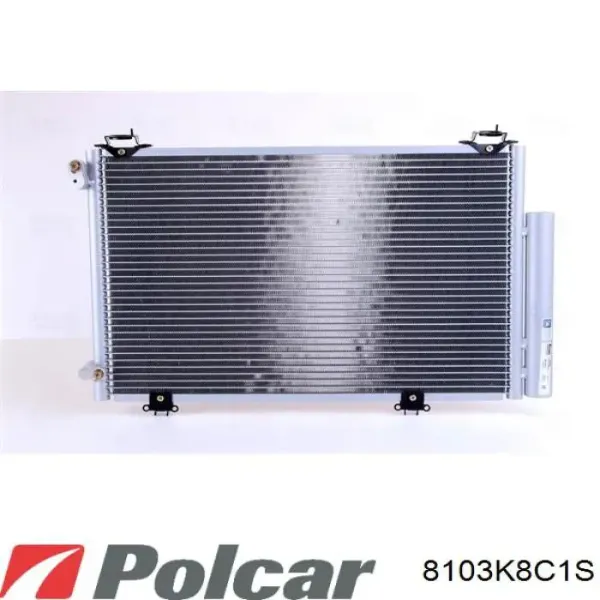 Радиатор кондиционера 8103K8C1S Polcar