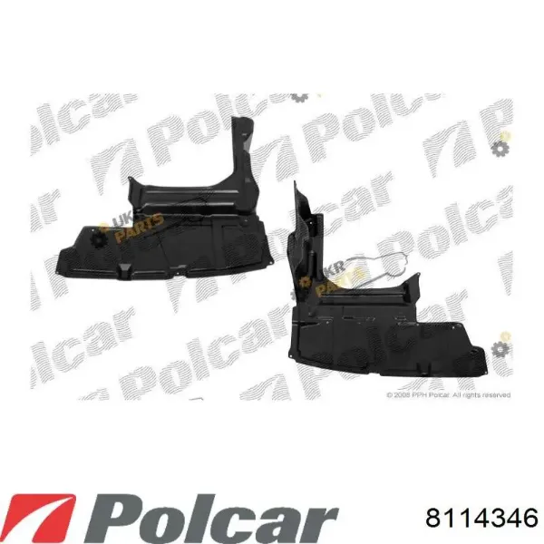 Защита двигателя правая 8114346 Polcar