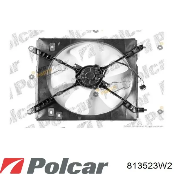 Вентилятор радиатора кондиционера 813523W2 Polcar
