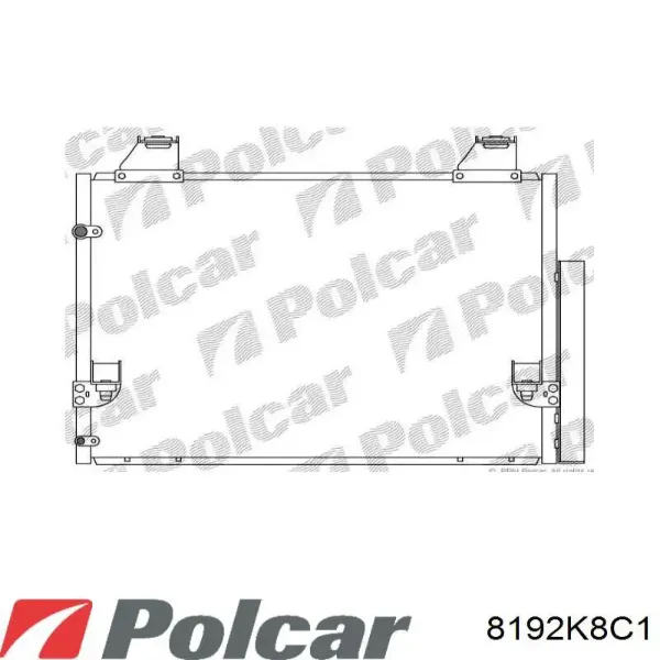Радиатор кондиционера 8192K8C1 Polcar