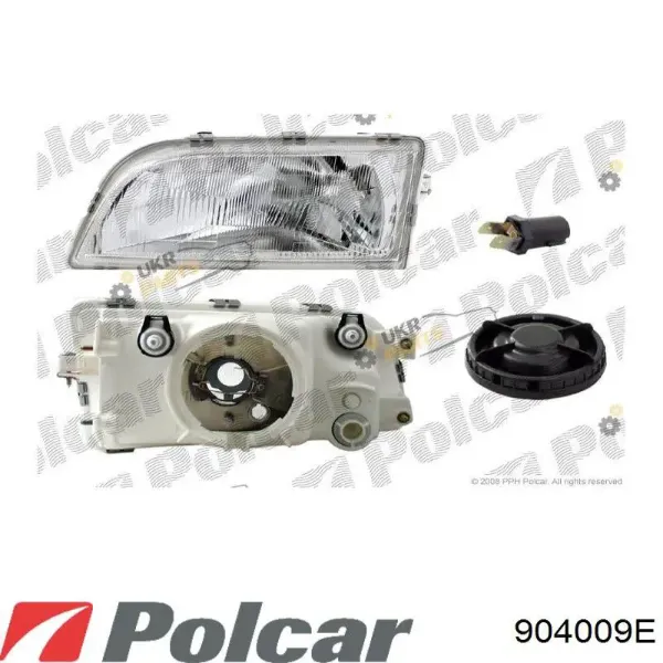 Левая фара 904009E Polcar