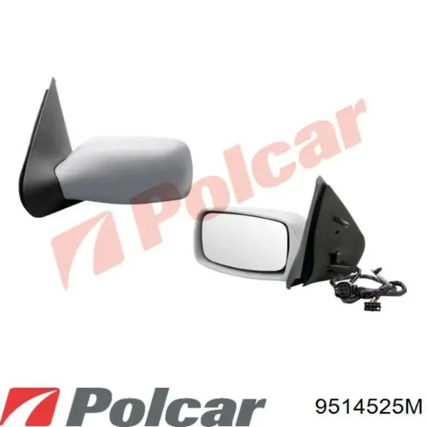 Правое зеркало 9514525M Polcar