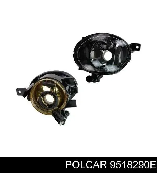 Фара противотуманная левая 9518290E Polcar