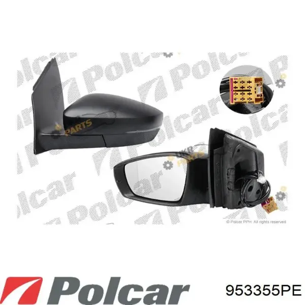 Накладка (крышка) зеркала заднего вида правая 3857036 Autotechteile