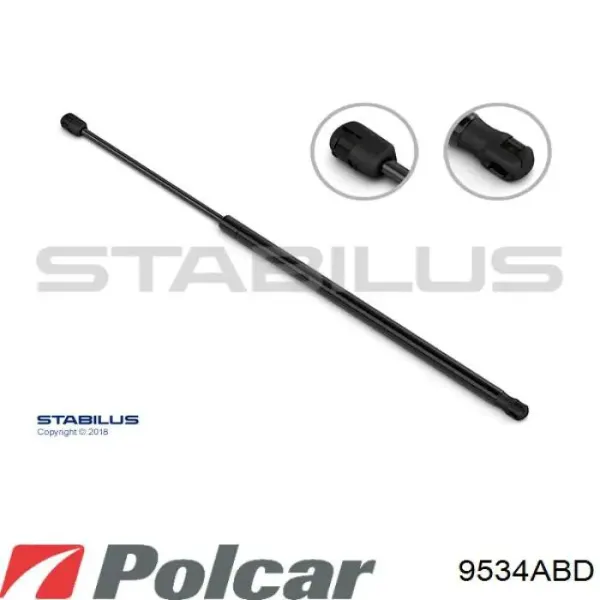 Амортизатор багажника 9534ABD Polcar