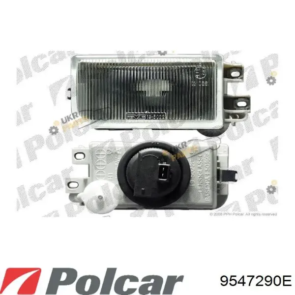 Фара противотуманная левая 9547290E Polcar